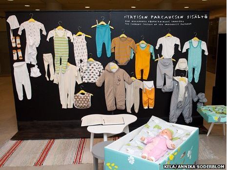Scatola maternità Finlandia Scatola bambini Finlandia