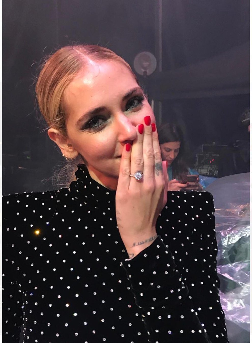 L’anello di fidanzamento di Chiara Ferragni Chiara Ferragni e il suo anello di fidanzamento